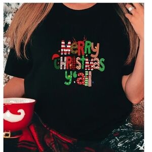 MERRY CHRISTMAS Y'ALL   T-Shirt 🌲